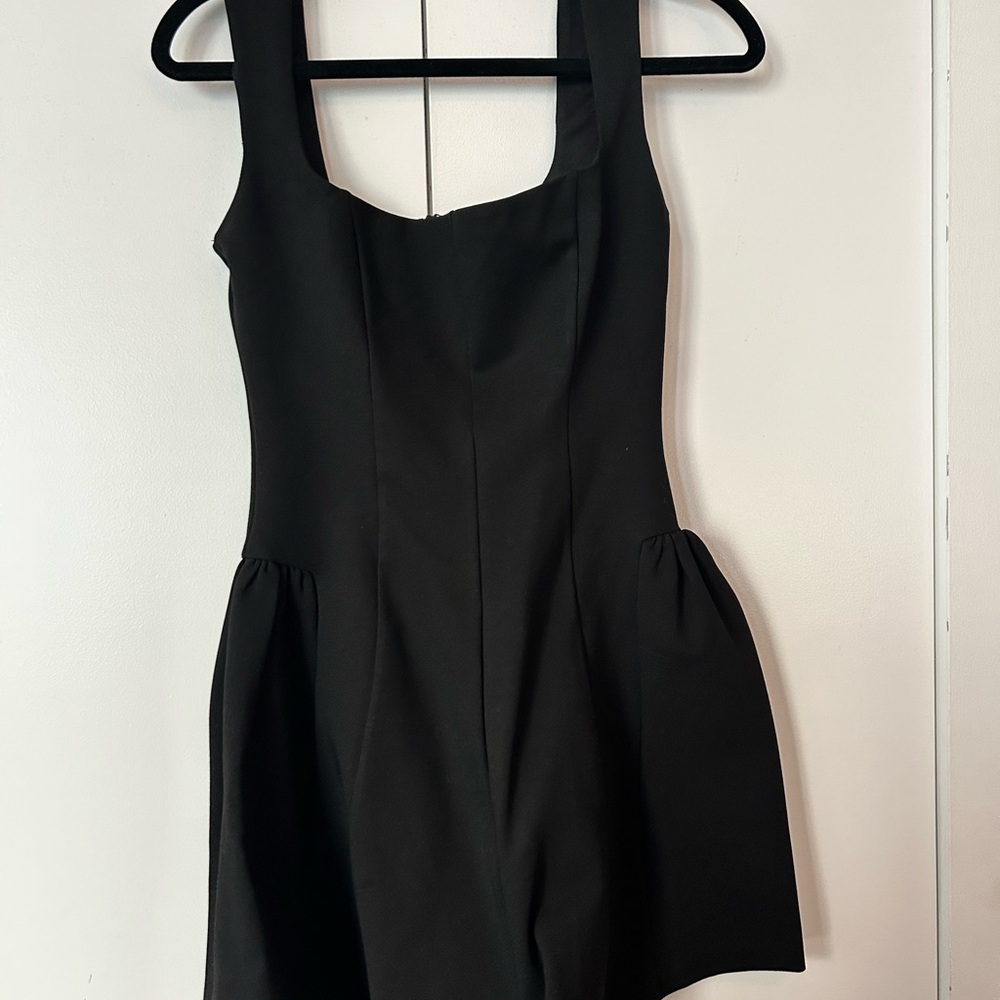Lulu's Classic Black Mini Dress
